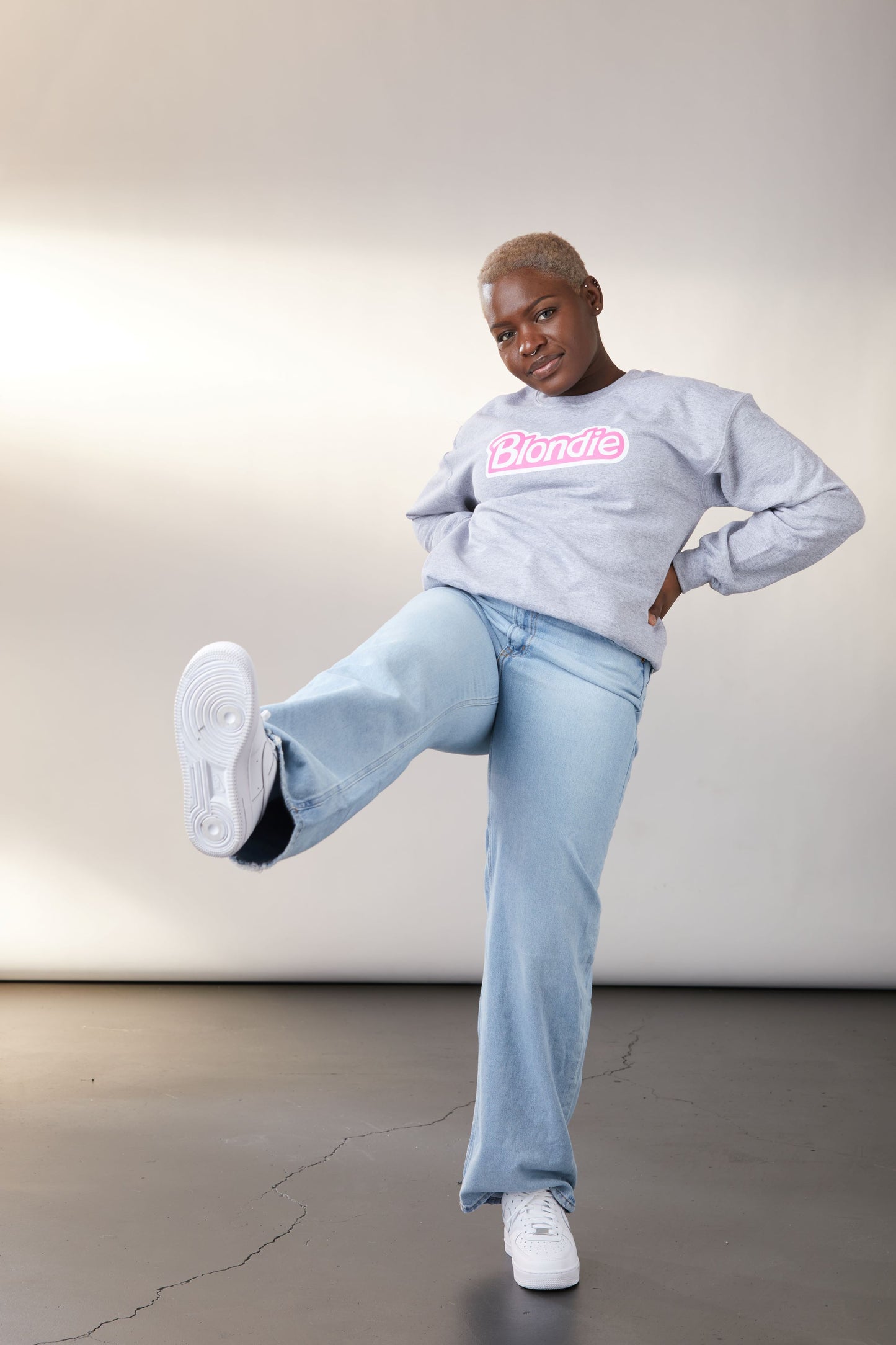 Blondie Logo Crew Neck